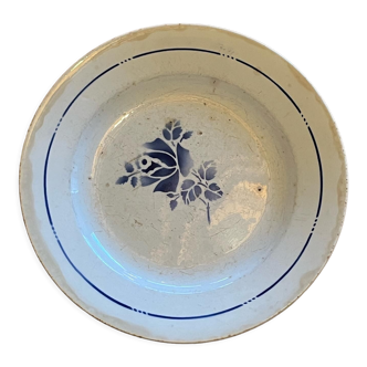 Old porcelain plate of St Amand