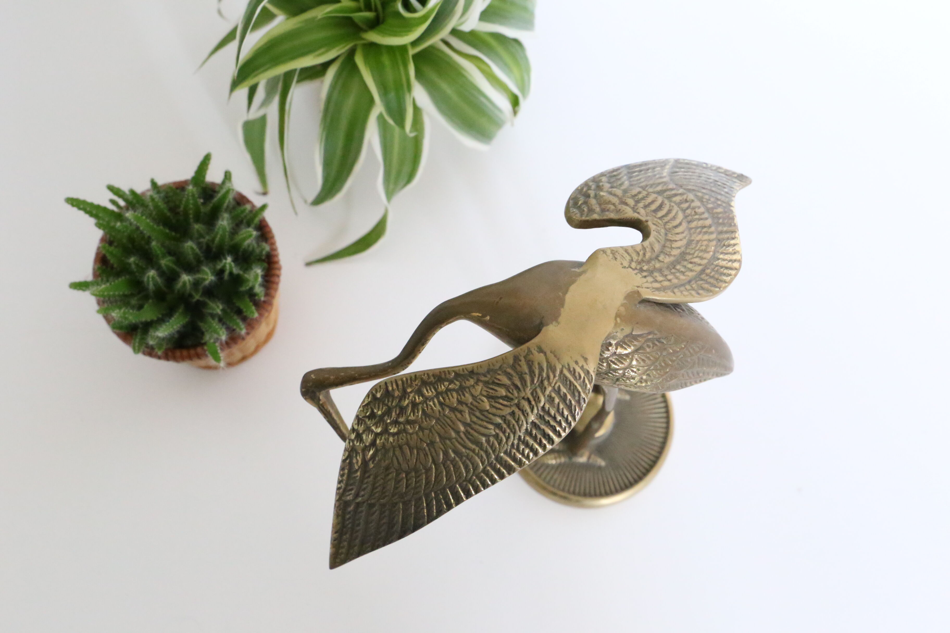 Brass stork
