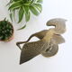 Cigogne en laiton vintage