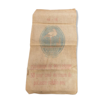 Ancient canvas bag