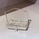 Antique Butter Dish & Knife, Silver Crystal Butter Dish Decorative Table Ware