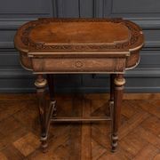 Napoleon III hairdresser worker marquetry 4 feet decorated with bronze