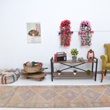 3x12 vintage oriental runner rug, 86x351cm