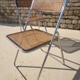 Canned folding chairs