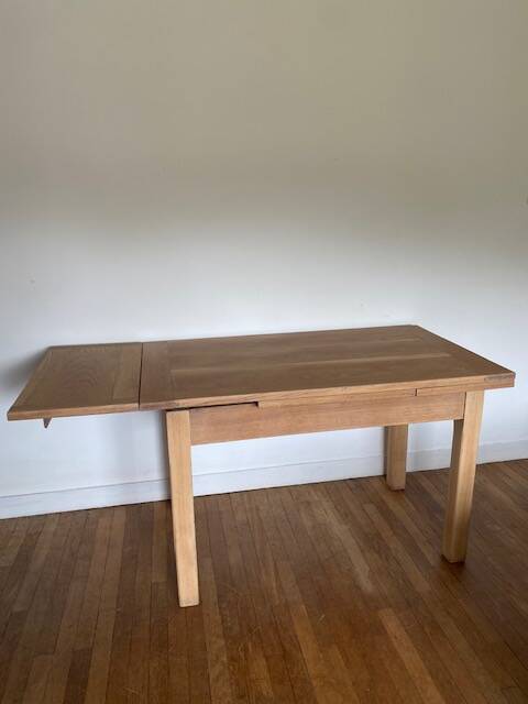 Table chêne brut vintage