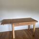 Table chêne brut vintage