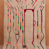 Tapis berbère azilal multicolore