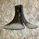 60s 70s lamp light hanging lamp Kalmar Franken KG Tulip glass 60s 70s