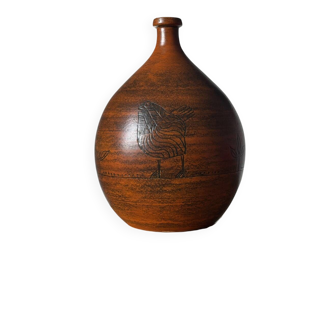 Vintage ceramic lamp base by Jacques Blin.