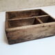 Wooden box workshop with compartments 27x22,7cm