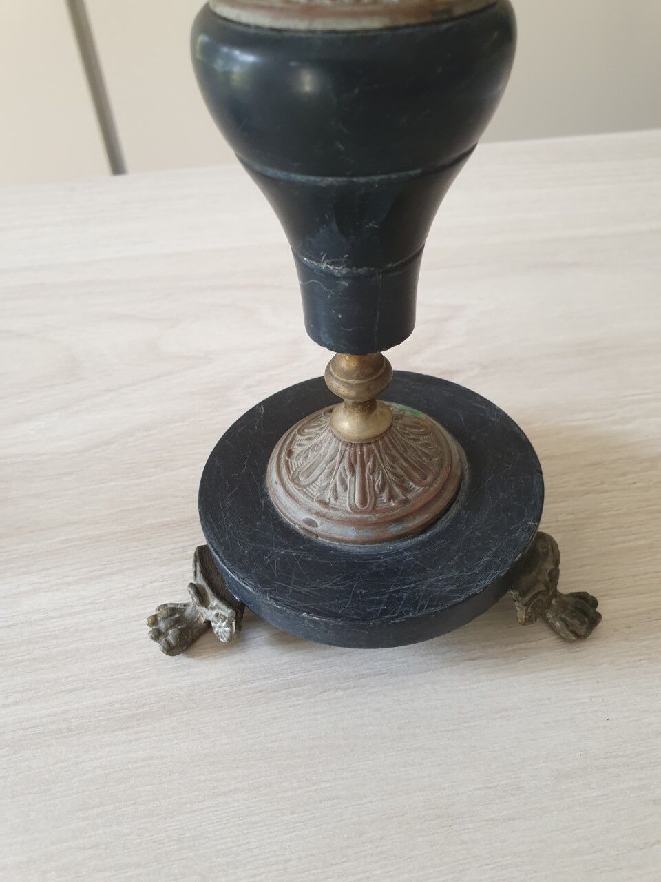 Pair of old candlesticks