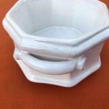Glazed ceramic planter by Christophe de Mons, a ceramist