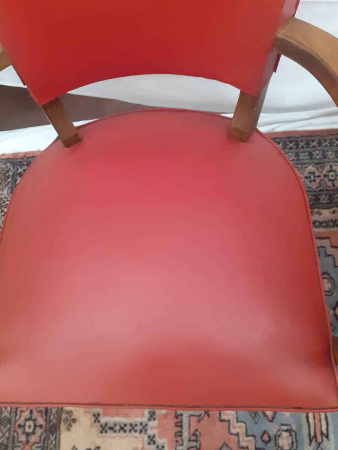 Vintage bridge armchair