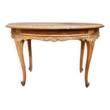 Baroque oval coffee table