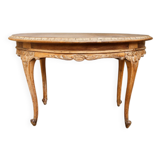 Baroque oval coffee table