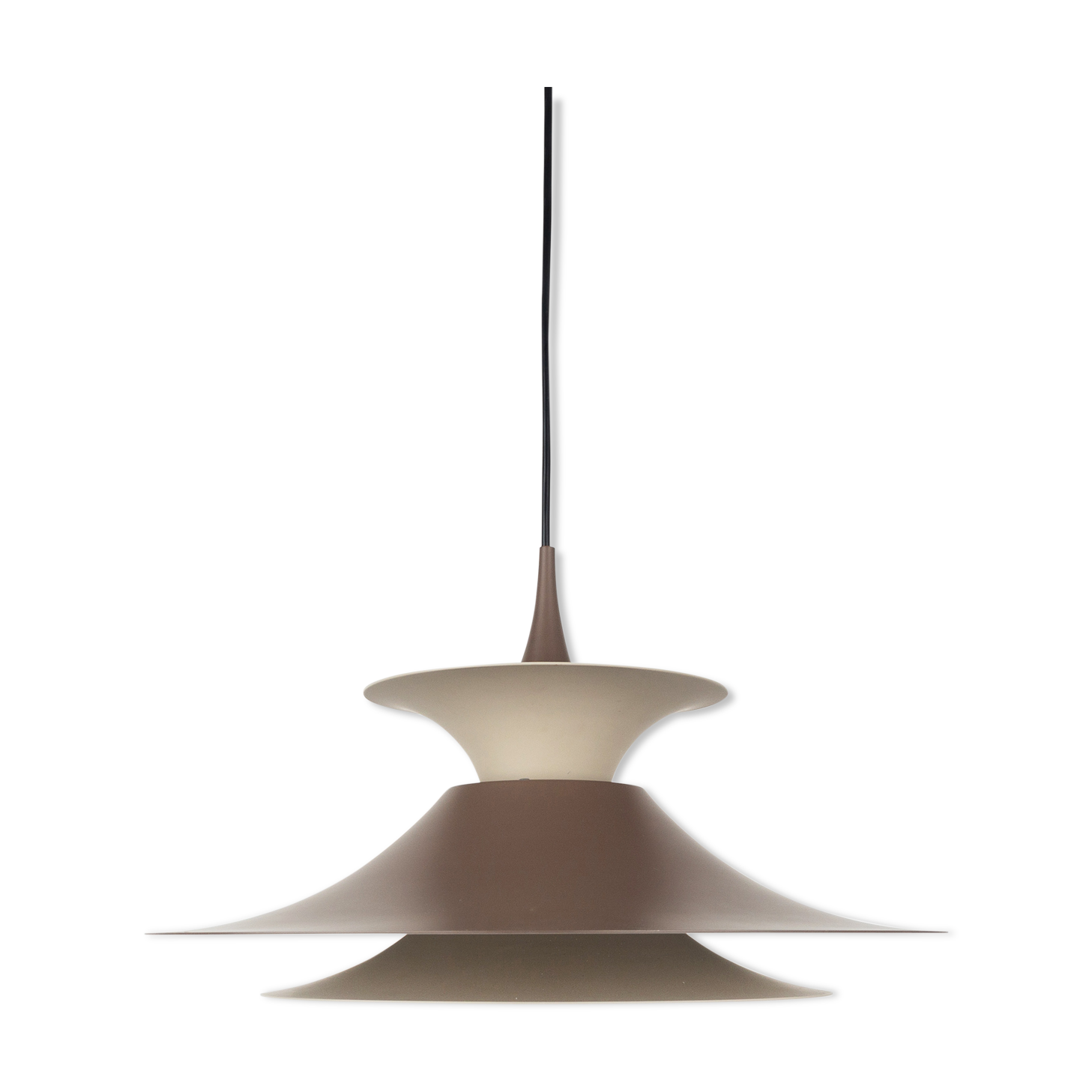 Danish pendant lamp Radius by Erik Balslev, Fog & Mørup, 1977