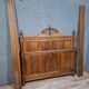 Neo-Gothic bed in solid walnut – Late 19th century