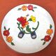 1970s glazed ceramic dessert plate