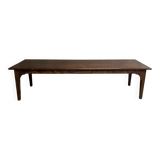 Old 3m fir farm table late 19th early 20th