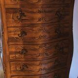 Louis XV style chiffonnier with seven drawers
