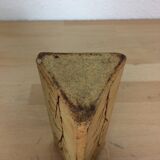 Raymonde Leduc herbarium triangular vase, ceramics