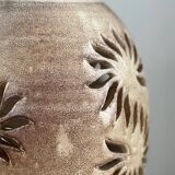 Openwork stoneware lamp, 1970.