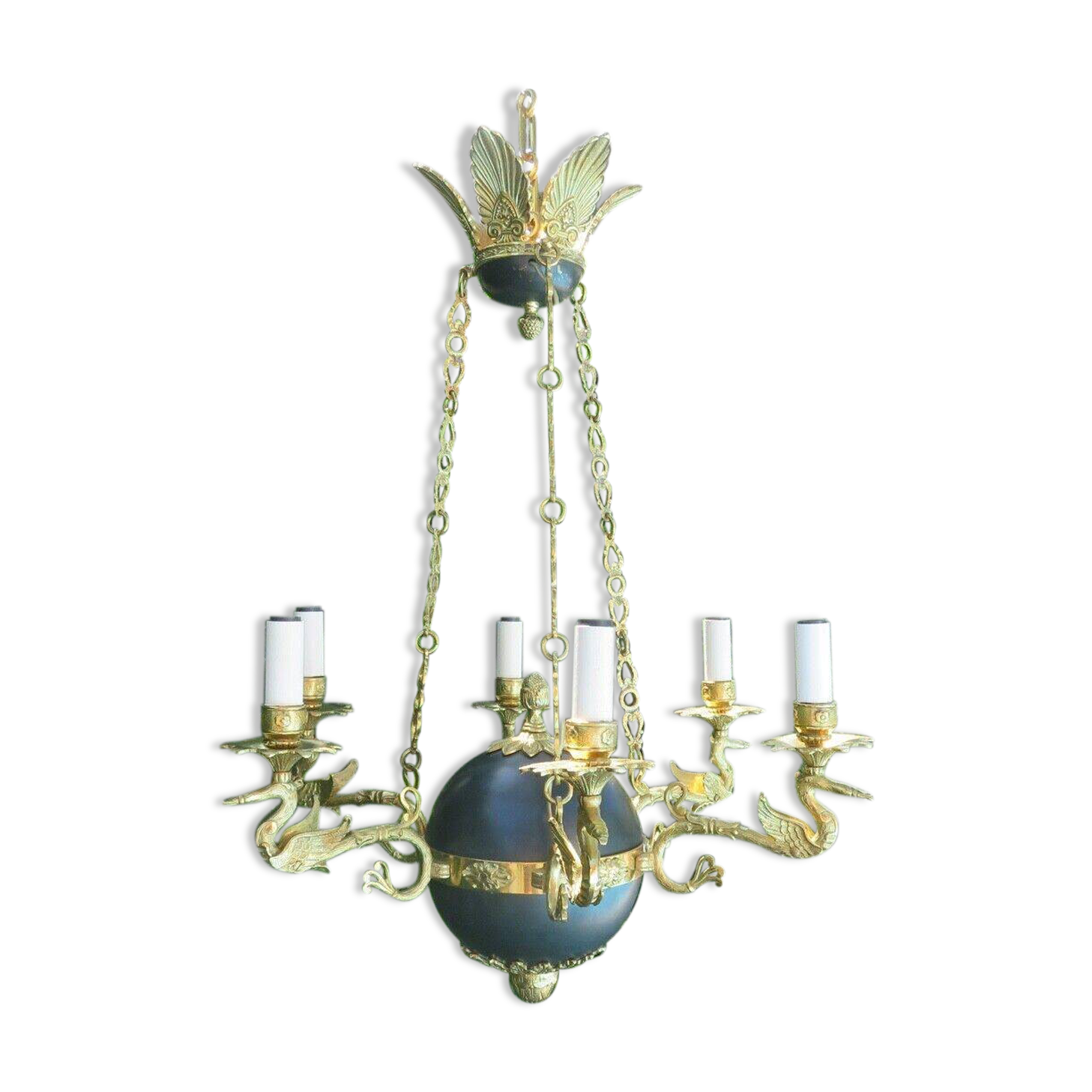 Empire chandelier Lucien Gau Paris