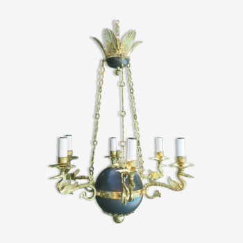 Empire chandelier Lucien Gau Paris