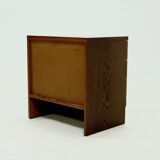 Meuble à tiroirs vintage en bois wengé 1960