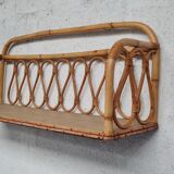 Rattan shelf 1960
