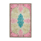 Hand-knotted unique anatolian 1980s 190 cm x 290 cm pink carpet