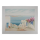 Janick lederle: on the greek island, original signed lithograph