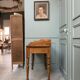 Bureau anglais, console en pin