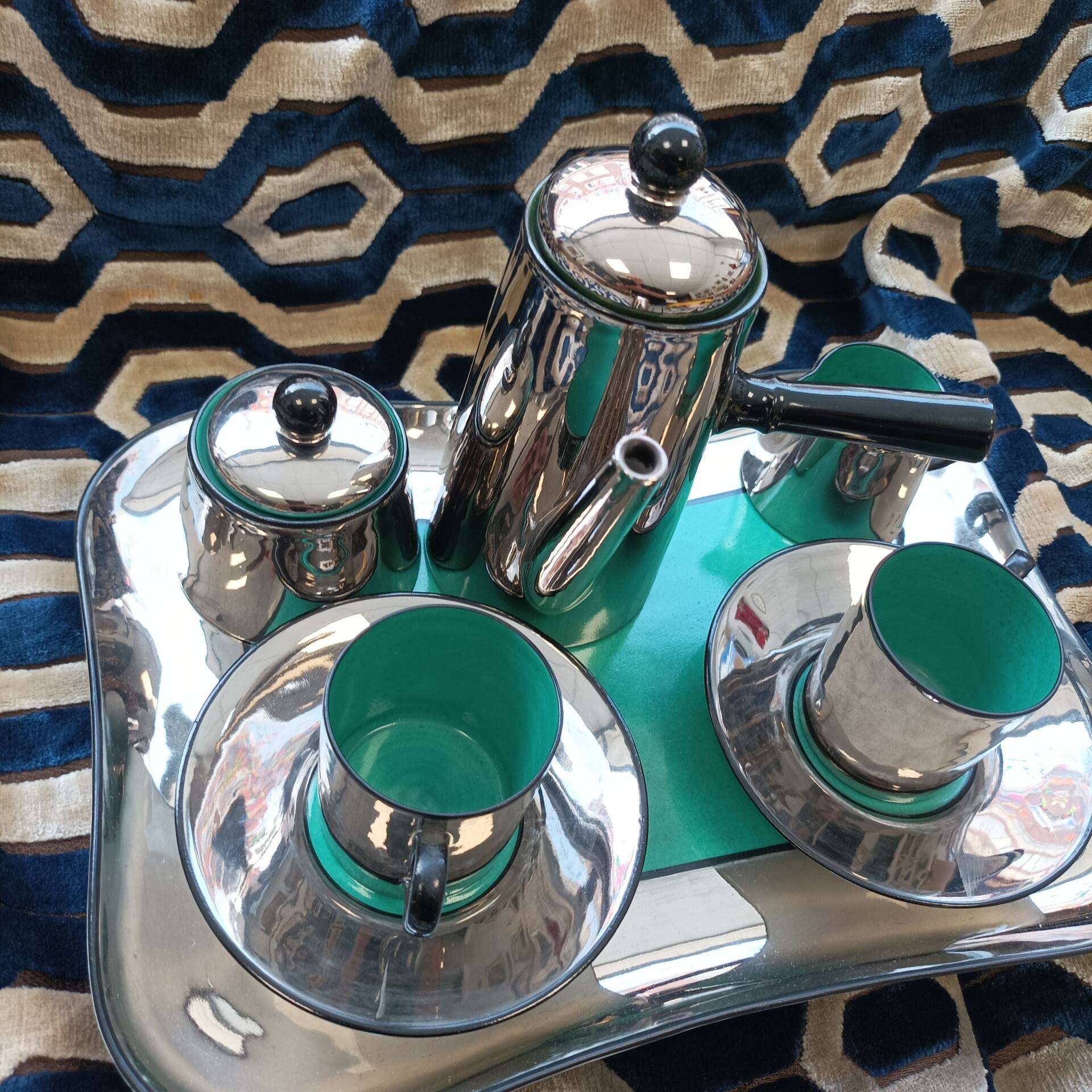 Art Deco coffee service for two