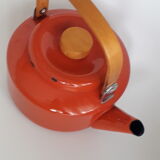 Enameled teapot