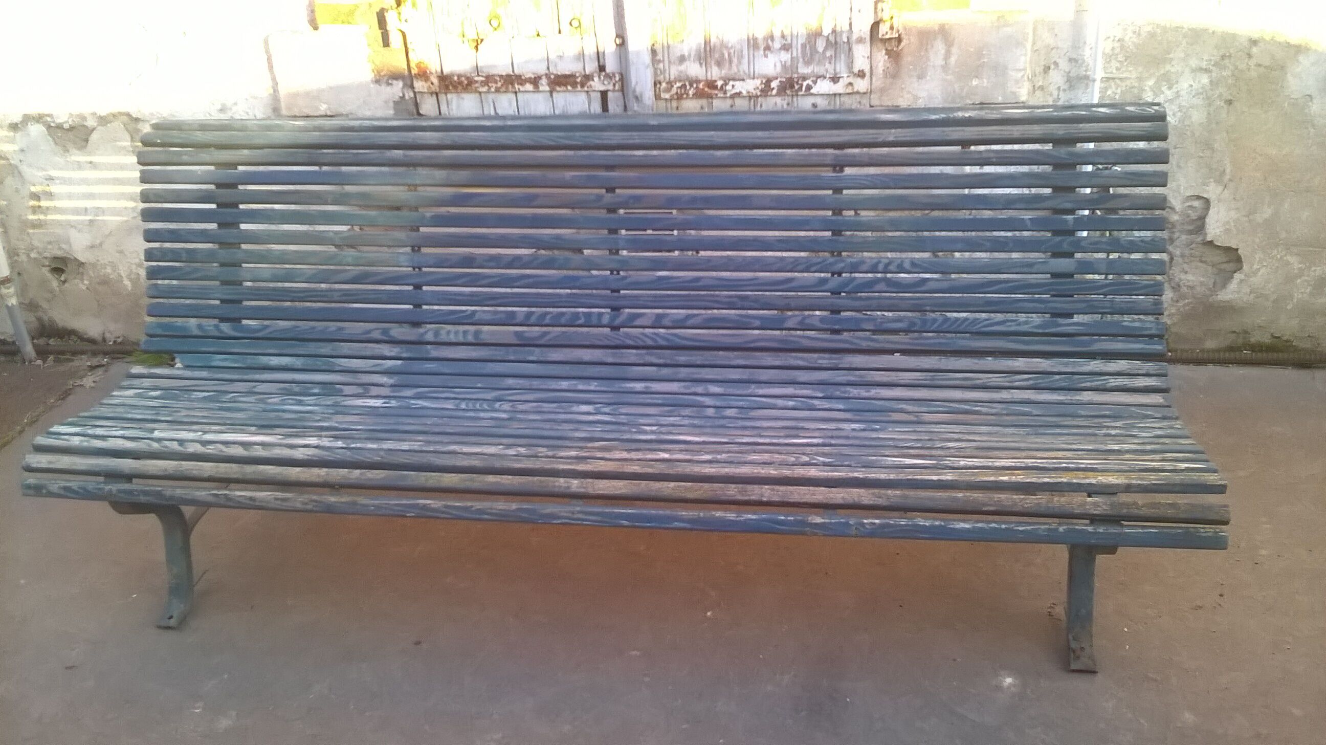 Old garden bench