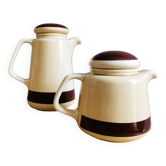Portuguese ceramic teapot and coffee pot by Sado International, 1960s, Set of 2