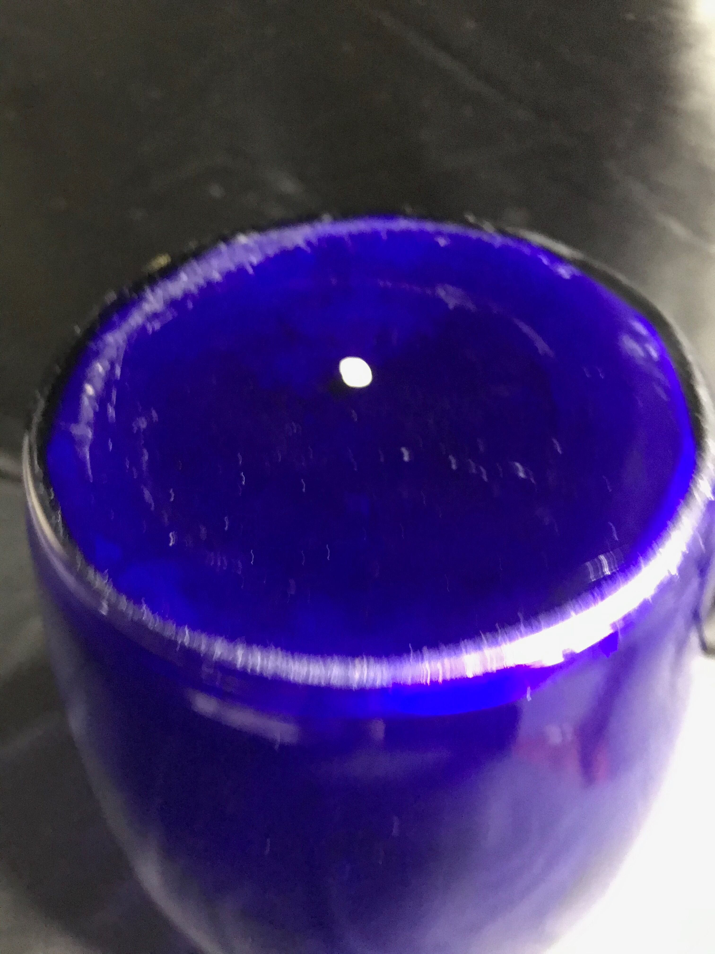 1317 Marked with enamel at the heel - Carafe - Napoleon III - Enamel glass