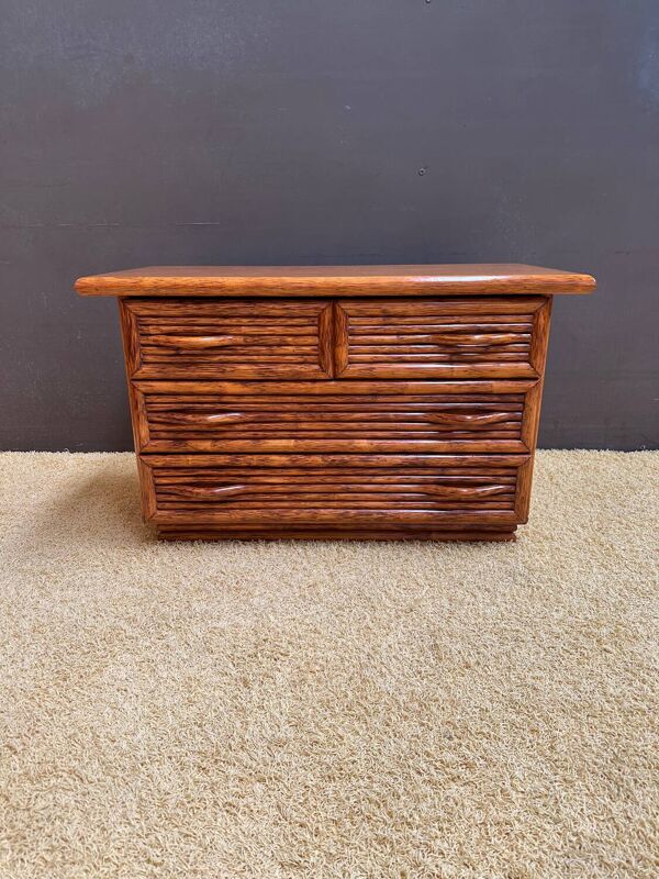 Commode en bambou Maugrion pour Roche Bobois