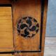 Very large English style coffee table in walnut from the 20th century