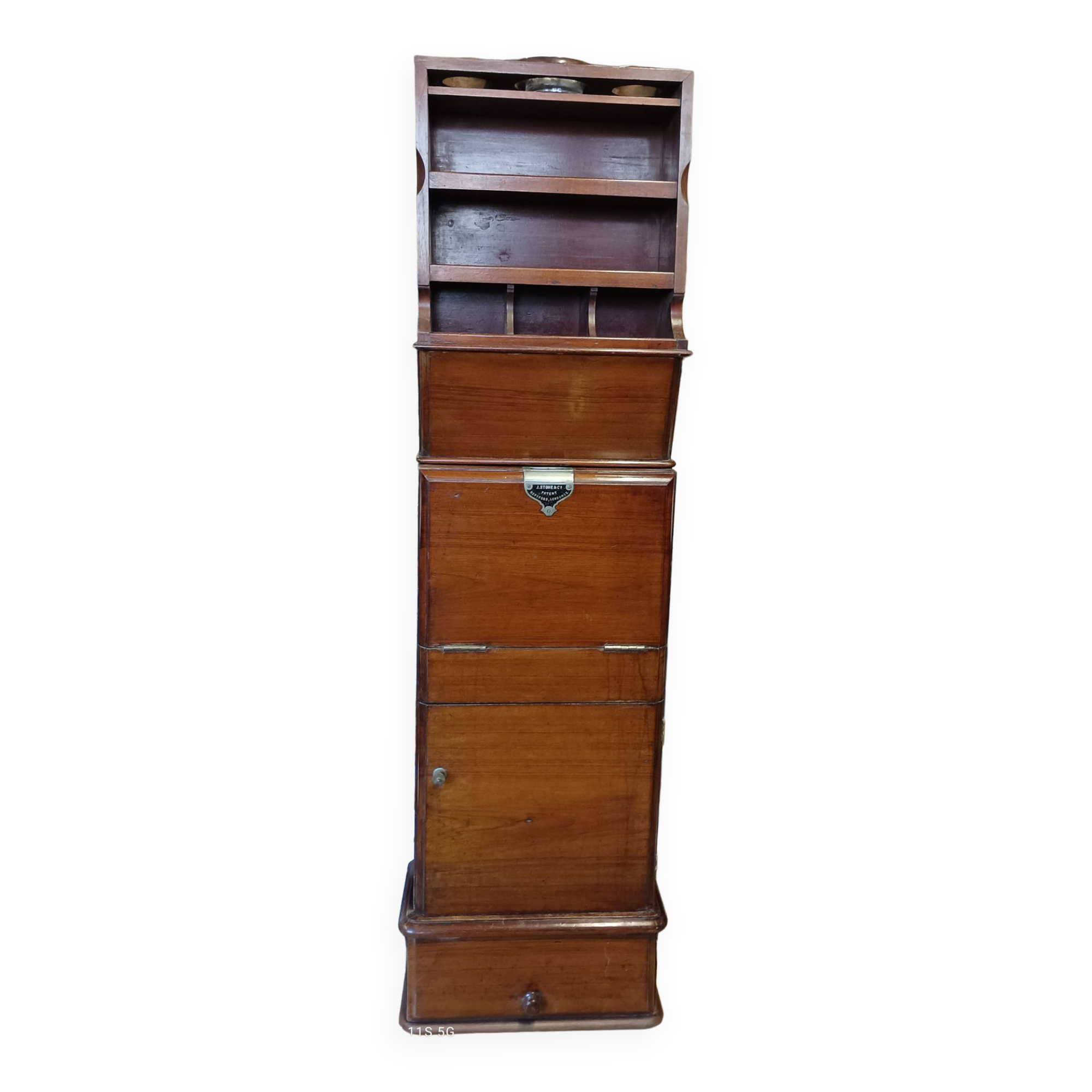 mahogany boat toilet cabinet