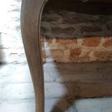 Louis XV style table in oak and cherry