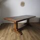 Authentic solid wood monastery table