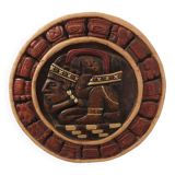 Sculpture bois Calendrier maya
