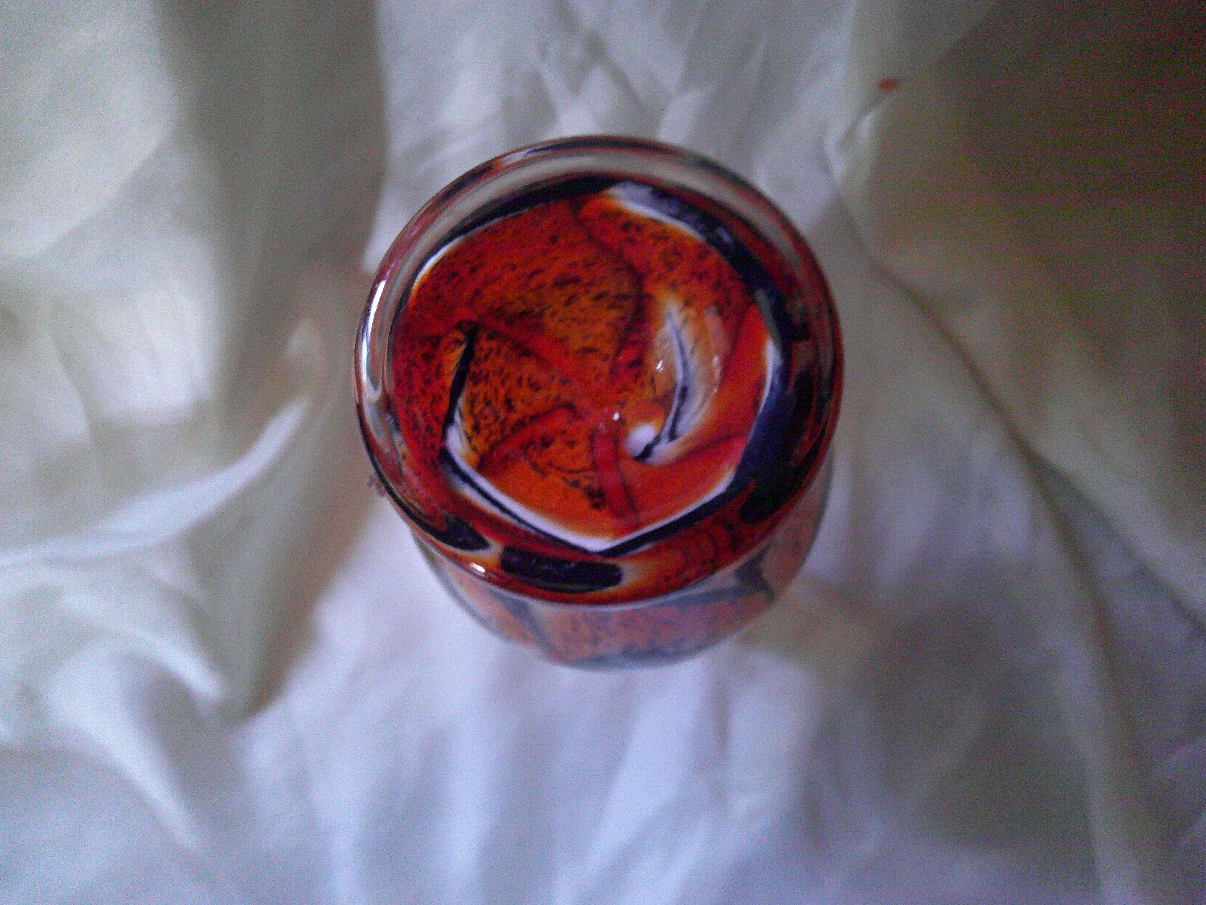 Antique vintage Murano glass vase by Carlo Moretti