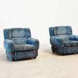 Ensemble de deux fauteuils français