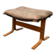 Pouf Siesta Norvégien Moderne du Milieu du Siècle en Cuir par Ingmar Relling pour Westnofa, années 1960