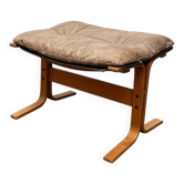 Pouf Siesta Norvégien Moderne du Milieu du Siècle en Cuir par Ingmar Relling pour Westnofa, années 1960