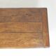 Antique oak chest, trough, blanket chest, 19th century
