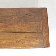 Ancien coffre en chêne, auge, coffre à couvertures XIXe siècle